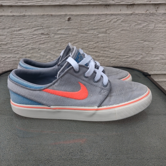 Nike Stefan Janoski Wolf Grey Hot Lava Canvas 6548 - Picture 5 of 12